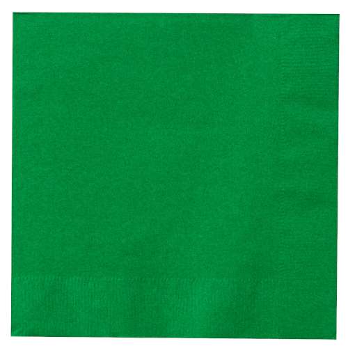 Emerald Green Lunch Napkins - Click Image to Close